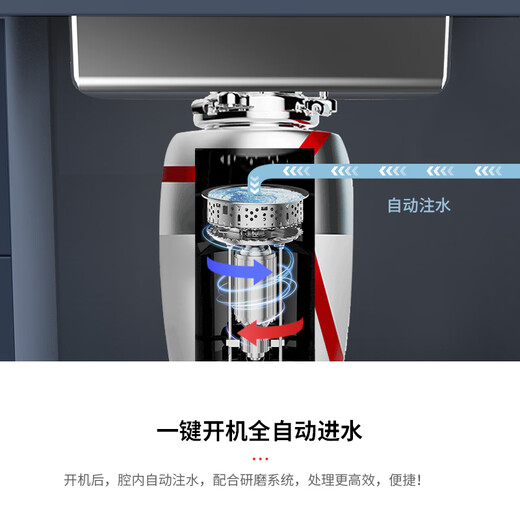 Honeywell home kitchen food waste disposer six-stage grinding powerful sink food waste crusher X6PRO flag X6Pro