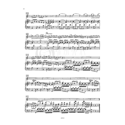 斯塔米茨 第三单簧管协奏曲 降B大调 带钢伴 彼得斯原版进口乐谱书 Carl Stamitz Clarinet Concerto No3 in Bb Major EP4859