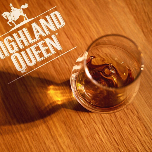高地女王（Highland Queen）苏格兰三年调和威士忌 英国进口洋酒 调配威士忌700ml 单支装