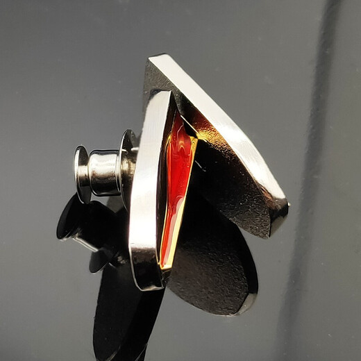 Craftsman Xun FAW Hongqi car logo brooch suit collar pin buckle badge badge badge lapel badge collar badge work badge custom company emblem 4S long red flag silver strong magnetic style (1 pack)