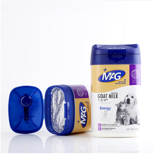 British MAG Goat Milk Powder 400g/can Goat Milk Powder for Pet Cats and Dogs Goat Milk Powder for Pets Adult Puppies and Cats Milk Powder to Supplement Nutrition General Goat Milk Powder for Dogs and Cats General Goat Milk Powder for Dogs and Cats 400G