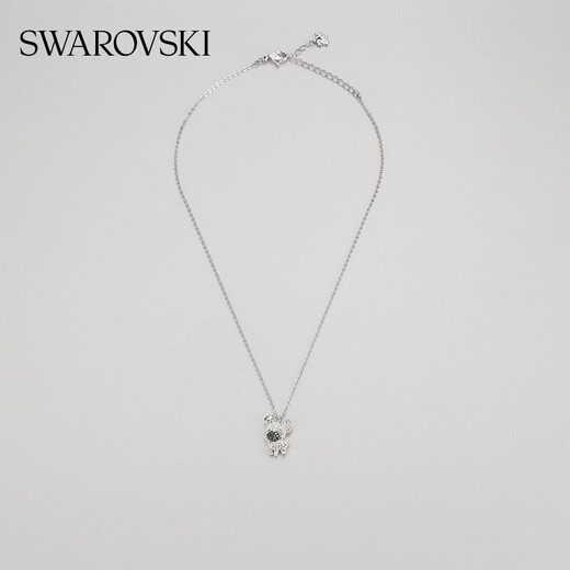 Swarovski Cute puppy LITTLE DOG Necklace Women Clarbone Chain Women Gifts to Girlfriend 5374446