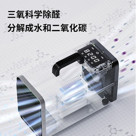 Plande formaldehyde purifier air purifier new house decoration home office deodorization sterilization ozone formaldehyde removal artifact PDX-T8 flagship version 180 (human and machine coexist to decompose formaldehyde)