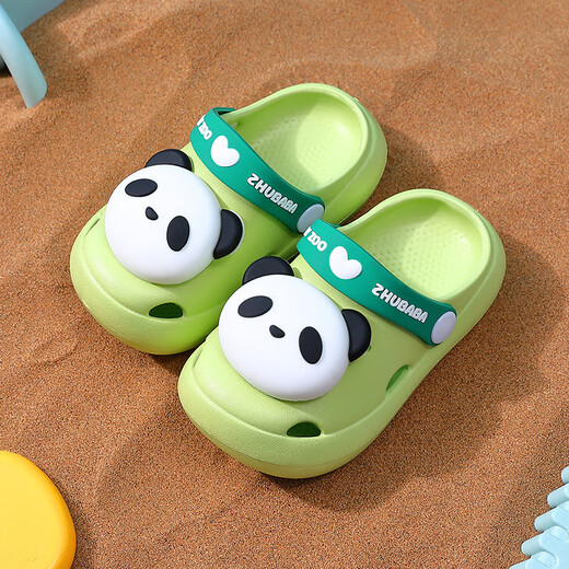 Pig dad baby slippers boy panda summer home baby toddler girls soft sole non-slip children hole shoes 140