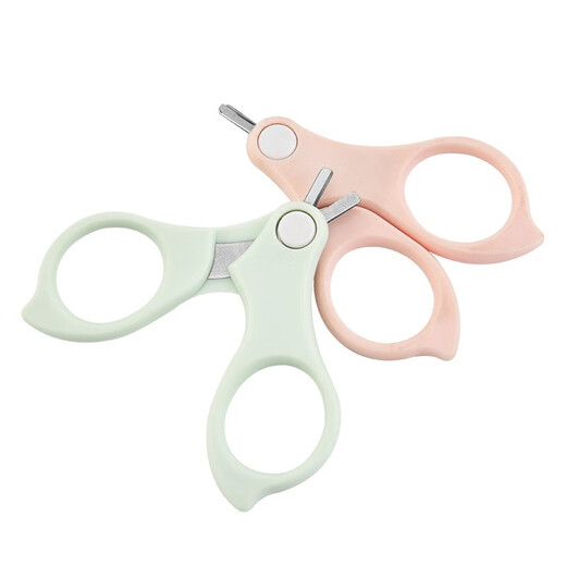 Andna baby scissors for ad vitamin drops special device D3 capsule baby nail safety anti-pinching baby baby scissors mint green