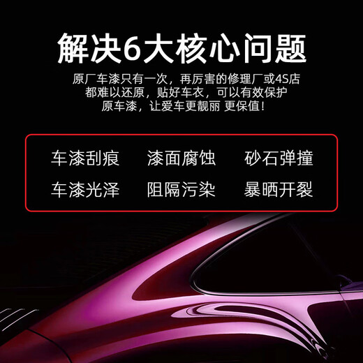 XPFR Toyota RAV4 Rongfang imported TPU paint protective film for the whole car invisible car cover anti-scratch self-healing transparent film popular version TPU material + 7.5MIL brightening package construction