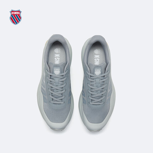 盖世威（K·SWISS）【秀场同款】运动鞋男鞋夏季网面透气新款时尚潮流休闲跑鞋9272 017寂静灰/极致灰/温布尔登白 42
