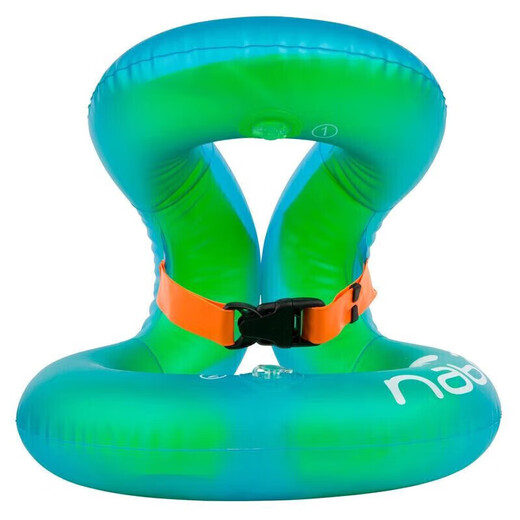 Decathlon children's swimming ring armpit float double-layer air bag life jacket equipment green 19-30KG 3-6 years old 694640