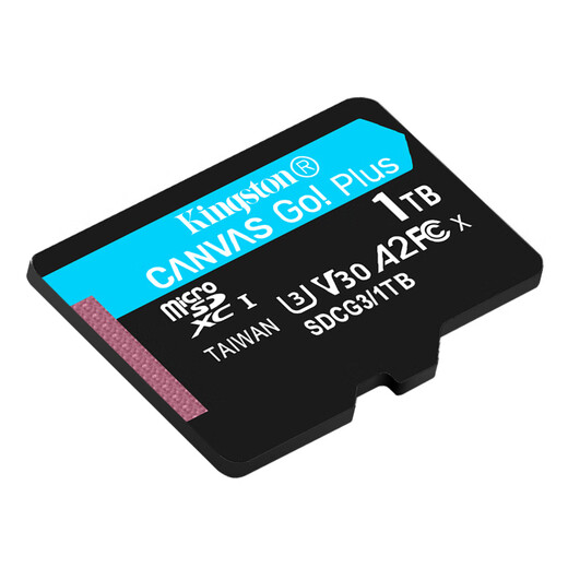 金士顿（Kingston）1TB TF（MicroSD）内存卡U3 V30 A2 4K 读170MB/s游戏机 行车记录仪 运动相机无人机 监控存储卡