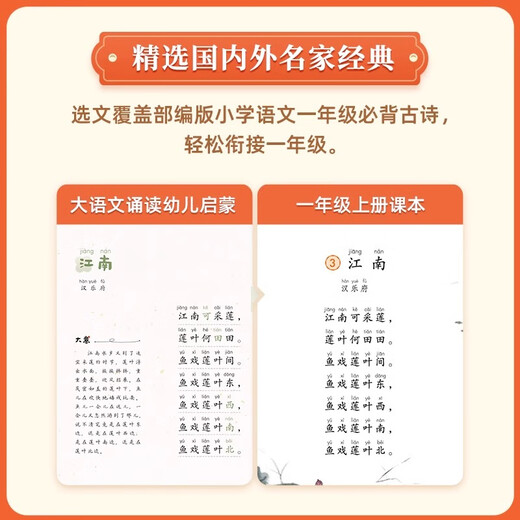 学而思大语文分级诵读123456级幼儿启蒙专为3-6岁儿童准备的语言启蒙诵读本国学经典课外阅读书分级337晨读法美文每日一读日有所诵 【幼儿启蒙】大语文分级诵读