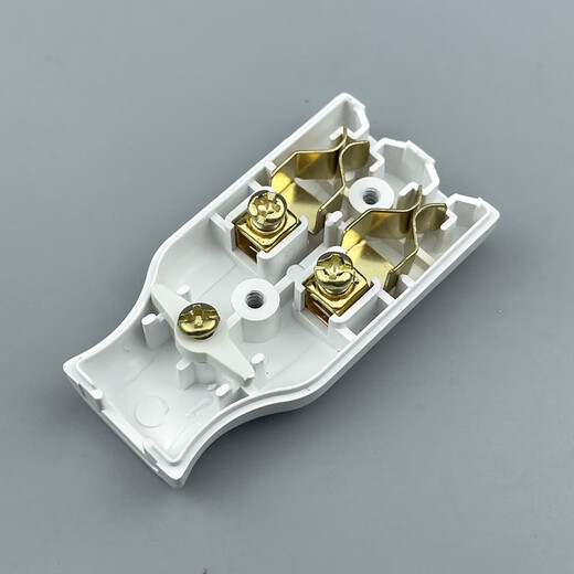 Copper two-hole female plug docking monitoring security power accessories multi-purpose male and female plug multi-functional two-hole female socket male and female two-pin plug set