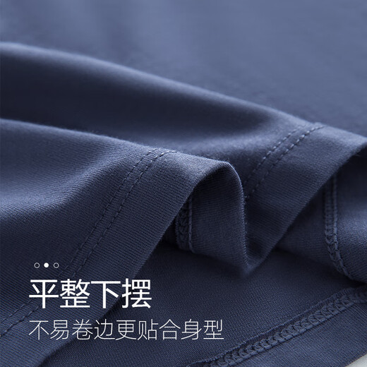 Modal Autumn Clothes Men's Thin Tops Single-piece Warm Clothes Men's Round Neck Inner Wear Bottoming Cotton Sweater Slim Fit Heating Warm Jackets Men's Single-piece Tops Round Neck Nickel Gray 175(XL)