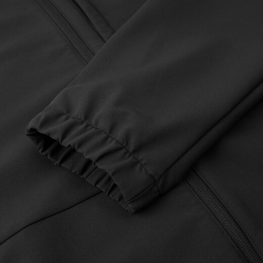 Adidas jacket men's spring and autumn new stand collar business casual versatile jacket windproof jacket outdoor fitness sportswear top black JE1342 S