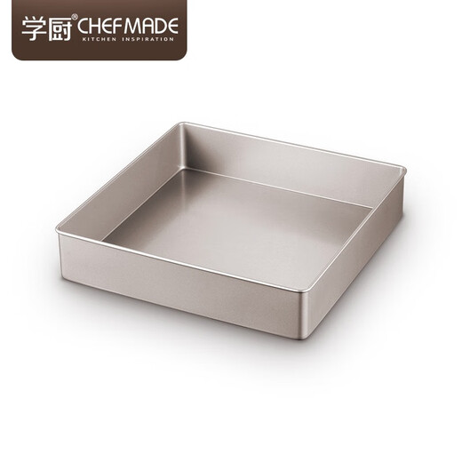Xuechui baking pan commercial baking mold square household heightened mooncake plate non-stick deep bread biscuit nougat snowflake 11-inch heightened square plate WK9446
