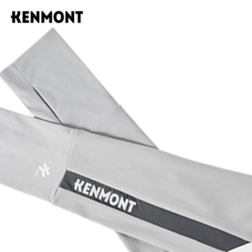 Kenmont Summer Ice Sleeve Arm Sun Protection Herren Ultraviolett kühle Ärmel Männer INS Trendy Outdoor -Radfahren lange Handschuhe 3894 hellgrau m