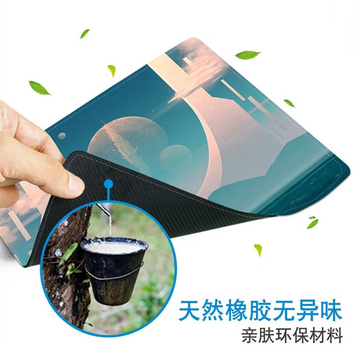 Kleines Maus-Pad für Jungen 2D Cartoon Notebook Pad Creative Game E-Sports Nicht-Schlupf-Tastaturpolster Tragbares Dicked Lock Edge Office Study Desk Pad können angepasst werden, um einen hohen Erscheinungsbild W1421 37 cm x 25 cm x 3 mm