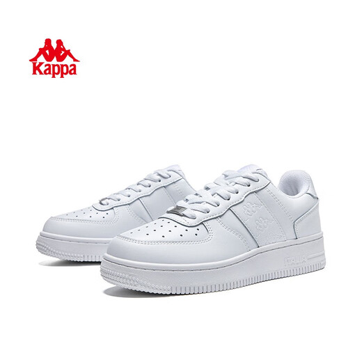 Kappa (Kappa) women's shoes autumn 2025 new height increasing white shoes for women versatile casual sports sneakers for women Lu Yubai 38