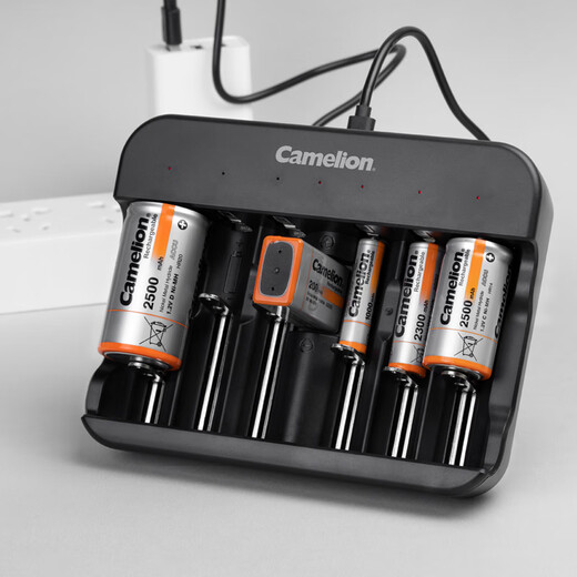 Kamelion BC-1049 7-Slot Smart USB Fast Ladegerät (Einzelladegerät) kann wieder aufgeladen werden.