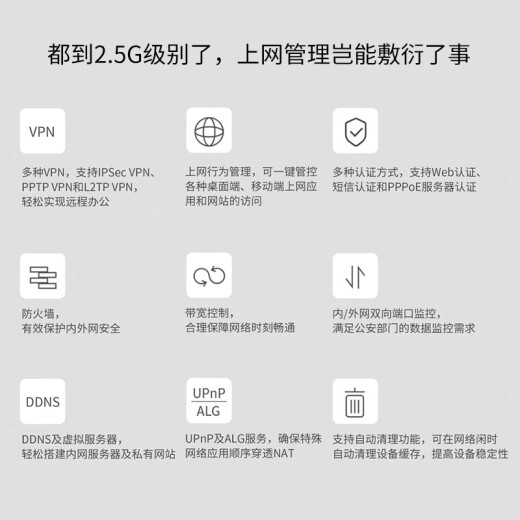 普联（TP-LINK）PoE供电·AP管理一体化企业级路由器 R5009PE-AC 9口2.5G