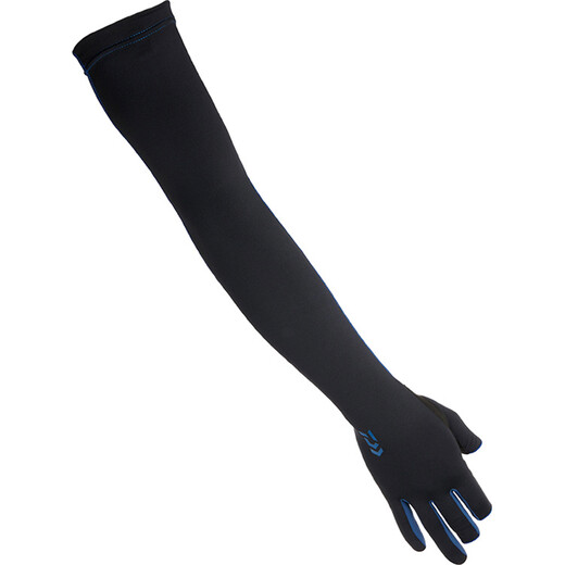 DAIWA 21 models with gloves, covering the back of the hand, summer fishing ice sleeves, sweat-absorbent and quick-drying outdoor sports ice sleeves, sleeves DG-7721 metallic gray S