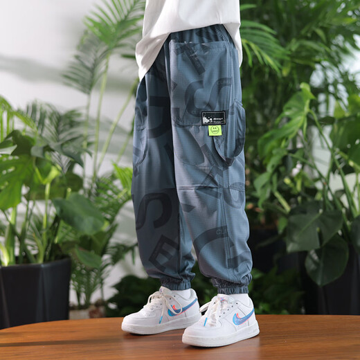 
McTicco boys summer suit new children's summer sports polo short-sleeved pants fashionable and handsome big boy boy 9850 green stripes + 5798 khaki 170
