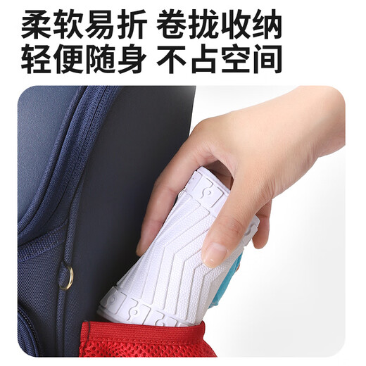 Couverture de botte de pluie de la pluie pour enfants de Lemonkid Cover de chaussure de pluie à fond plat garçons et filles couverture de chaussures imperméables anti-glipt Leco Huang S