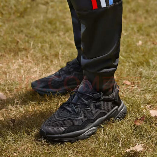 阿迪达斯 （adidas）originals Ozweego黑武士复古低帮老爹鞋男女同款黑色45码EE6999
