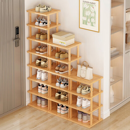 Quanpinwu Nanzhu shoe rack simple door entry cabinet multi-layer household dormitory small storage shelf storage multi-functional storage box