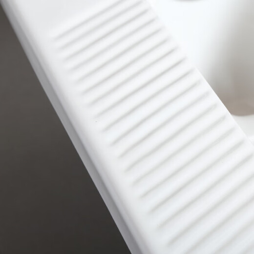 Comfortable Eagle brand household flush tank set, ceramic squat toilet, anti-clogging, silent and odor-proof, complete set of squat toilet, luxury low-key brushed silver A with trap front drainage