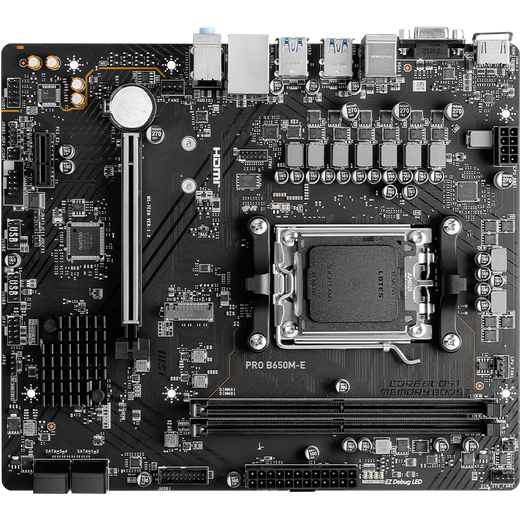 MSI B650/A620 motherboard WIFI supports AMD Ryzen CPU 7500F/7950X/7800X3D AM5 interface PRO B650M-E