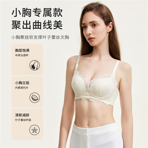 都市丽人内衣女小胸聚拢软支撑性感文胸蕾丝胸罩2B351M