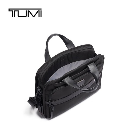 TUMI Alpha3 Series Ballistic Nylon Men's Briefcase Computer Bag 02603115D3 Black