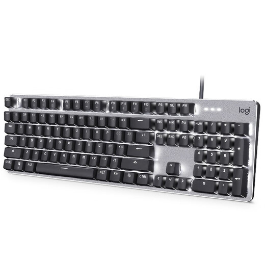 罗技（Logitech） K845有线机械键盘 游戏办公键盘 背光全尺寸TTC轴吃鸡舒适键盘台式机笔记本电脑键盘 K845龙华轴