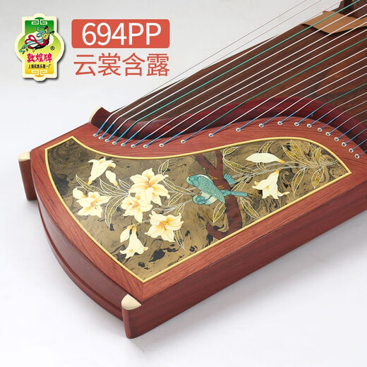Dunhuang Brand Guzheng 694KK Banana Fenster Nacht Sprache Aufführung Rang Zheng Shanghai Folk Musical Instrument Factory 694tt Muster Diagramm