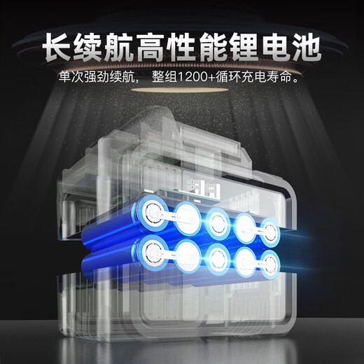 Delis blower industrial hair dryer dust blower dust gun wireless lithium battery rechargeable small household blowing and suction dual-use