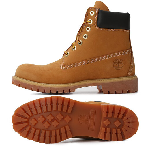 Timberland outdoor hiking casual shoes, durable men's shoes, waterproof classic yellow boots 10061 41