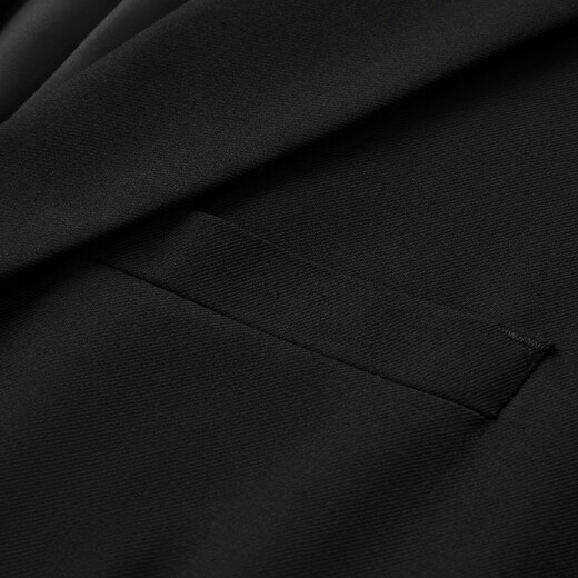 Shanghai Haoyu Ten Piece Suit Suit Men's Slim Business Formal Wear Interview Professional Wear Groomsmen's Wear Wedding Dress Black Two Buttons Free Shirt Tie Belt Brooch 160A Recommended 40-45KG