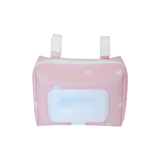Huanshu Baby Hanging Bag Baby Walking Artefakt Aufbewahrungstasche Wagen Tissue -Beutelwindeln, um Baby Windeln Accessoires Beige Bear Tissue Tasche herauszunehmen