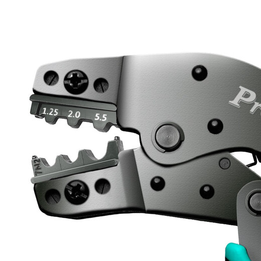 
Pro'sKit CP-751B YO bare terminal ratchet force-saving wire crimping pliers 7.5 inches