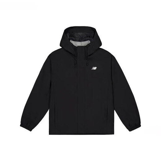 New Balance/NB Woven Jacket Men's Classic Casual Sports Sketshirt Chaqueta sudadera con capucha Nae12041-Bk Negro L