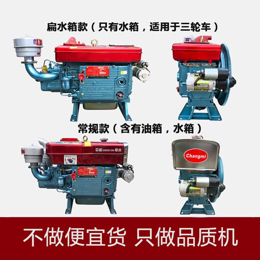 Dieselmotor Single Cylinder Changzhou wassergekühltes Full-Horse-Kraft
