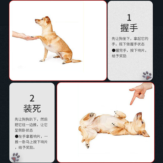 Hanhan Paradise Dog Toy Dog Training Clicker Professional Training Equipment Password Artifact Quick Dog Training Dog Training Pet Supplies