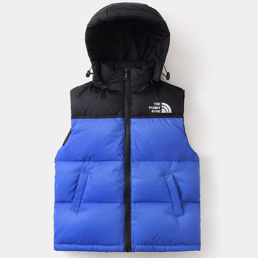 G.duck children's clothing children's cotton vest 2024 autumn and winter boys' outer vest medium and large children's thickened girls' vest black 150 cm