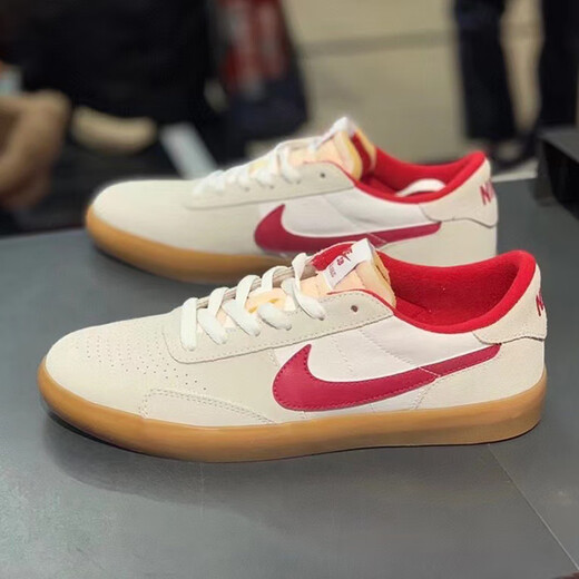 耐克（NIKE）休闲鞋男鞋夏季新款运动鞋SB Heritage Vulc复古板鞋CD5010-102 CD5010-100白红 42.5
