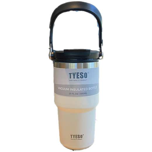 Copa de bingba de espacio-tiempo y amigable con la taza térmica de gran capacidad para hombres y mujeres Copa de agua 304 Café de acero inoxidable Copa de paja Copa fría-1050 ml [mano + bebida doble]