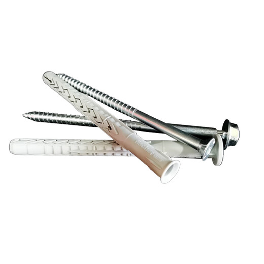 Fischer expansion bolt screw extended nylon anchor SXRL10mm hexagonal head lightweight wall hollow brick concrete solid brick imported from Germany 10x100FUS with hexagonal head nail 1 piece 522720