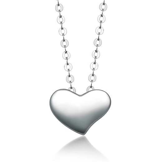 Avani PT950 platinum necklace for women heart-shaped platinum clavicle chain pendant set chain for girlfriend heart-shaped platinum necklace