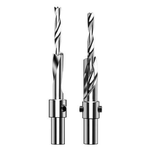 TIANGONG woodworking countersunk head salad drill high-speed steel flat bottom drill bit secondary step step mother-in-law drill for wood drilling 3X6X100
