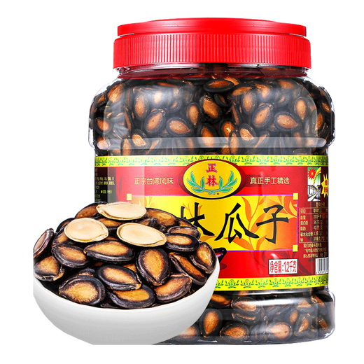 
Zhenglin melon seeds and licorice large slices of watermelon seeds 3A barrel five-spice salty black melon seeds snacks and roasted New Year's goods gifts 3A watermelon seeds 688g 1 can [built-in shell peeler]