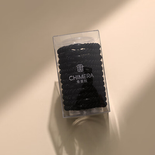 Chimera (CHIMERA) 12-piece set of basic hair-tying rubber bands, fashionable and versatile ponytail hair ropes, ball hair circles, high-elastic and durable headbands